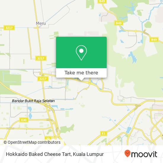 Hokkaido Baked Cheese Tart map