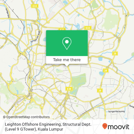 Leighton Offshore Engineering, Structural Dept. (Level 9 GTower) map