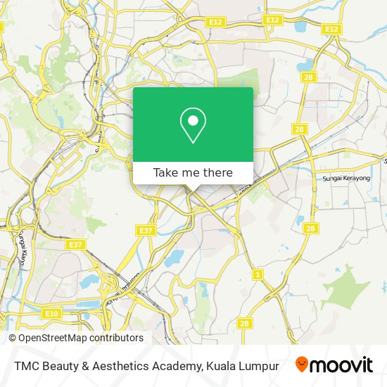 TMC Beauty & Aesthetics Academy map