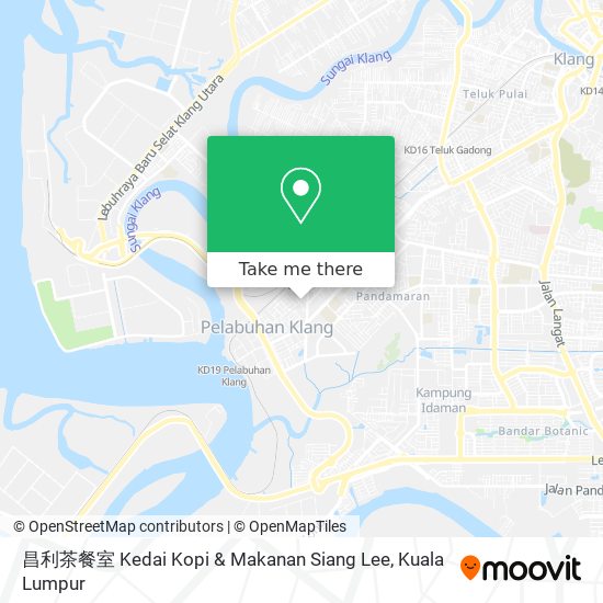 昌利茶餐室  Kedai Kopi & Makanan Siang Lee map