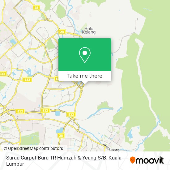 Surau Carpet Baru TR Hamzah & Yeang S / B map