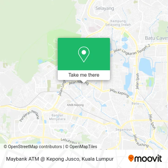 Maybank ATM @ Kepong Jusco map