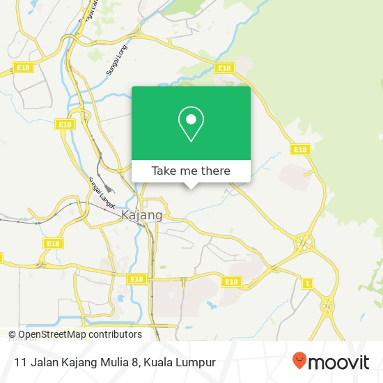 Peta 11 Jalan Kajang Mulia 8