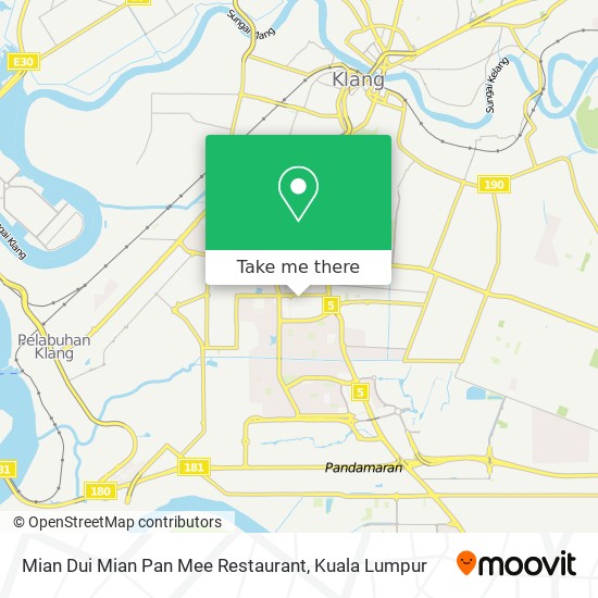 Mian Dui Mian Pan Mee Restaurant map