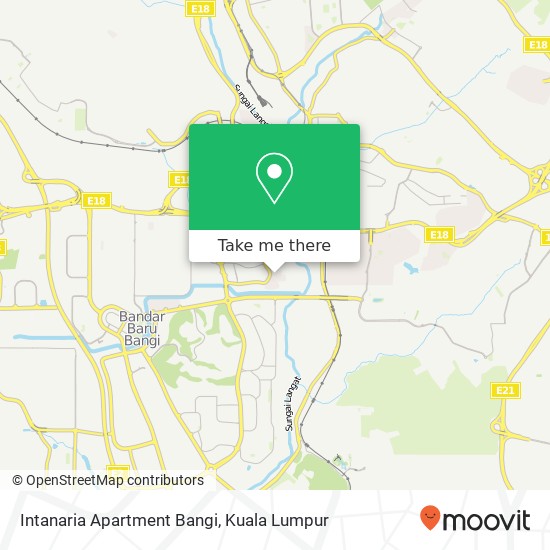 Intanaria Apartment Bangi map