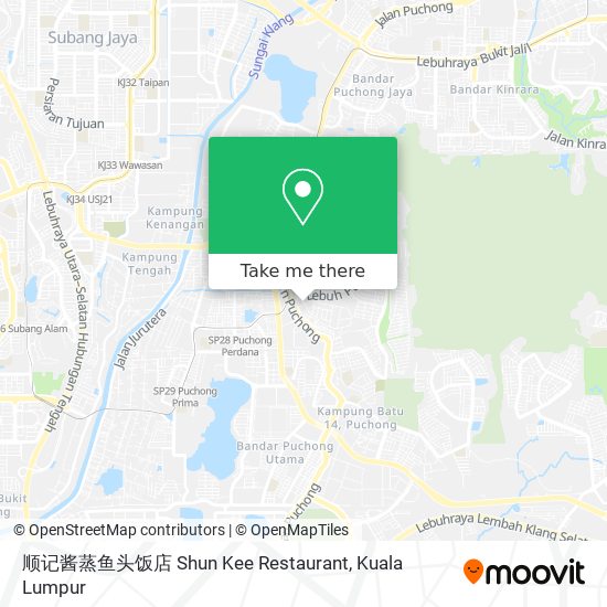 顺记酱蒸鱼头饭店 Shun Kee Restaurant map