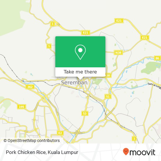 Pork Chicken Rice map