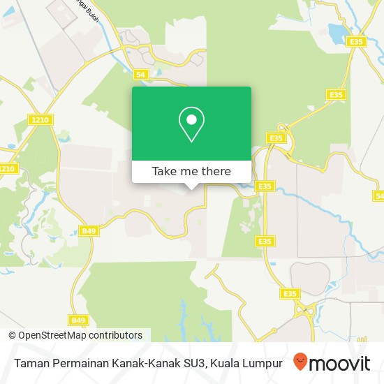 Taman Permainan Kanak-Kanak SU3 map