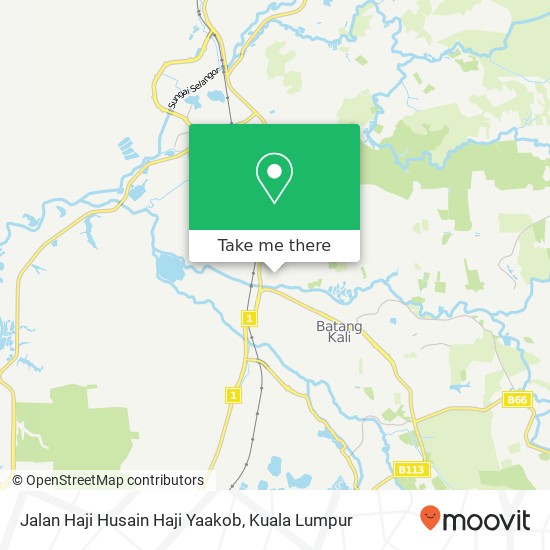 Peta Jalan Haji Husain Haji Yaakob