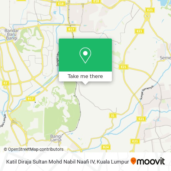 Katil Diraja Sultan Mohd Nabil Naafi IV map