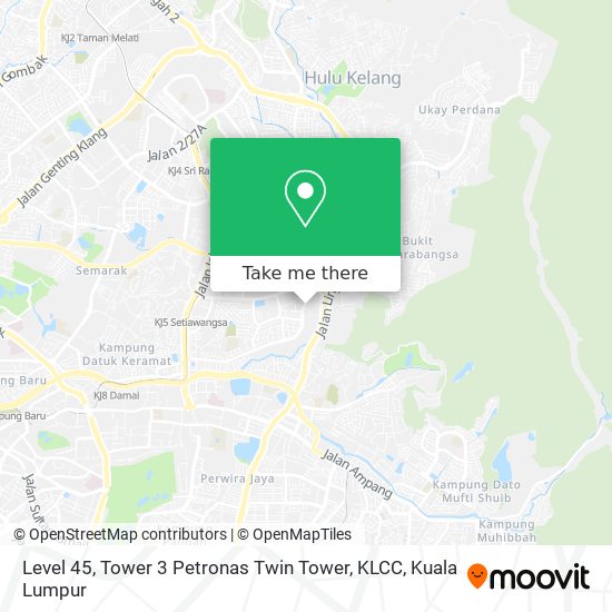 Level 45, Tower 3 Petronas Twin Tower,  KLCC map