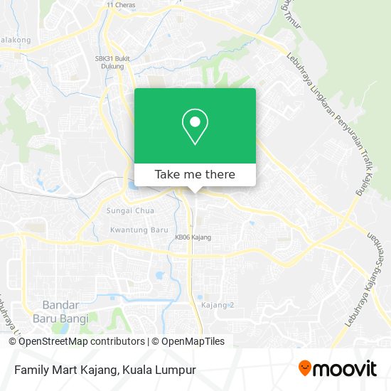 Family Mart Kajang map