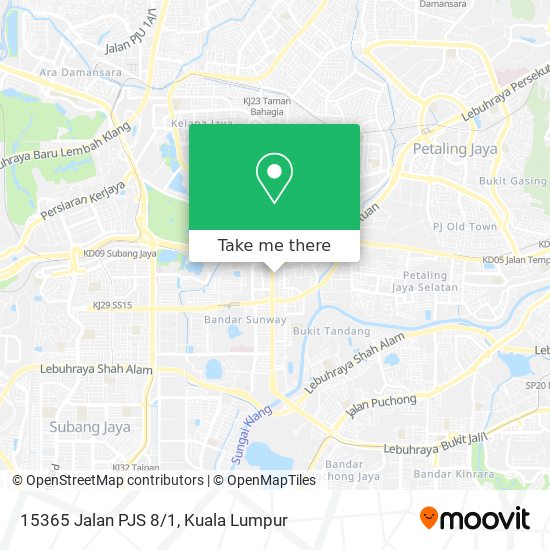 15365 Jalan PJS 8/1 map