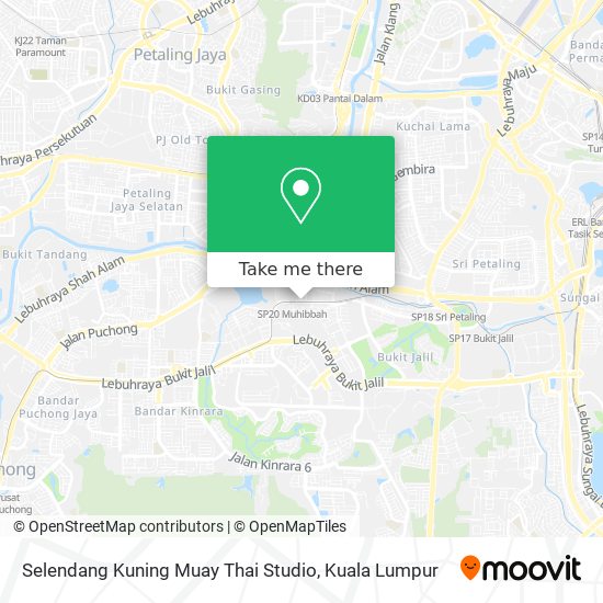 Selendang Kuning Muay Thai Studio map