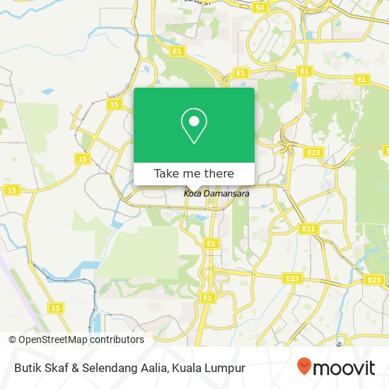 Peta Butik Skaf & Selendang Aalia