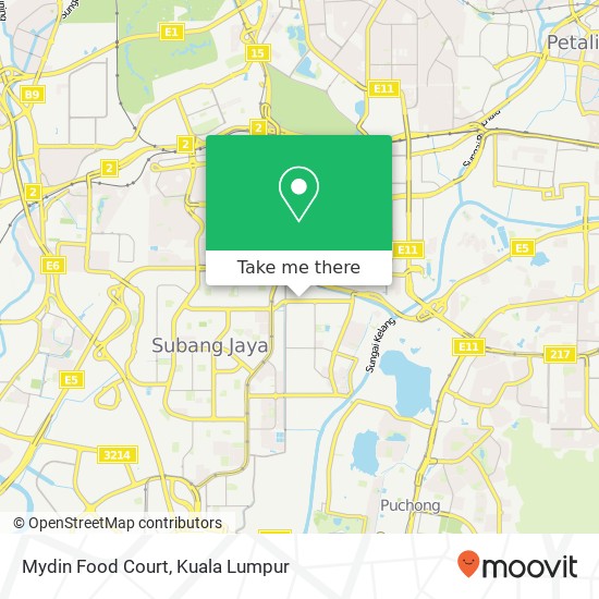 Mydin Food Court map
