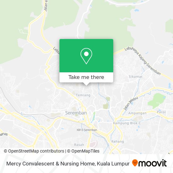 Mercy Convalescent & Nursing Home map