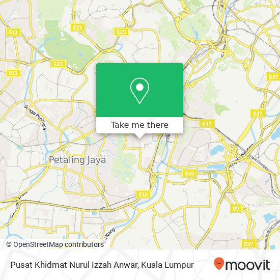 Pusat Khidmat Nurul Izzah Anwar map