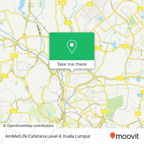AmMetLife Cafetaria Level 4 map