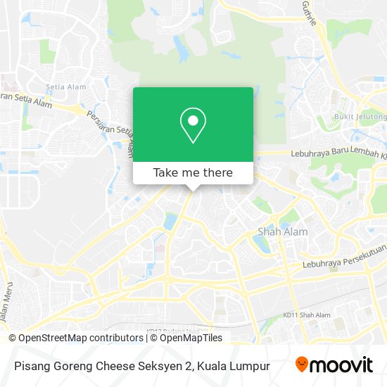 Pisang Goreng Cheese Seksyen 2 map