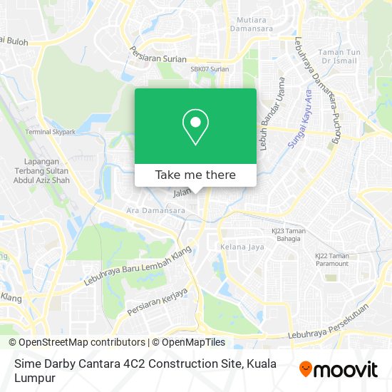 Sime Darby Cantara 4C2 Construction Site map