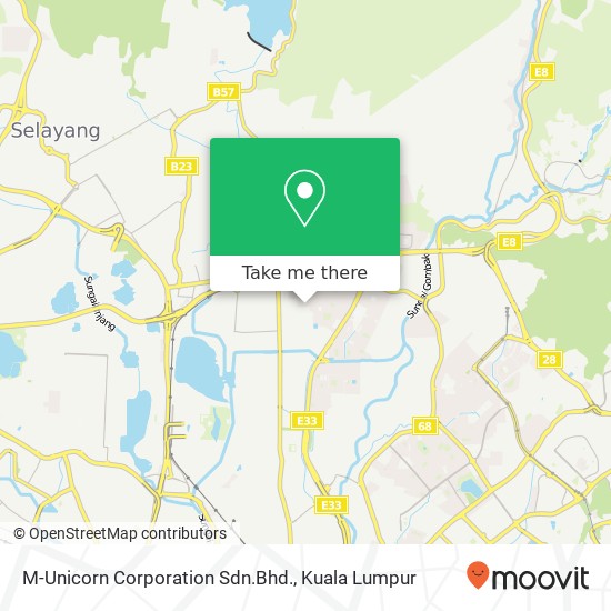 M-Unicorn Corporation Sdn.Bhd. map