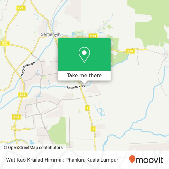 Wat Kao Krailad Himmak Phankiri map