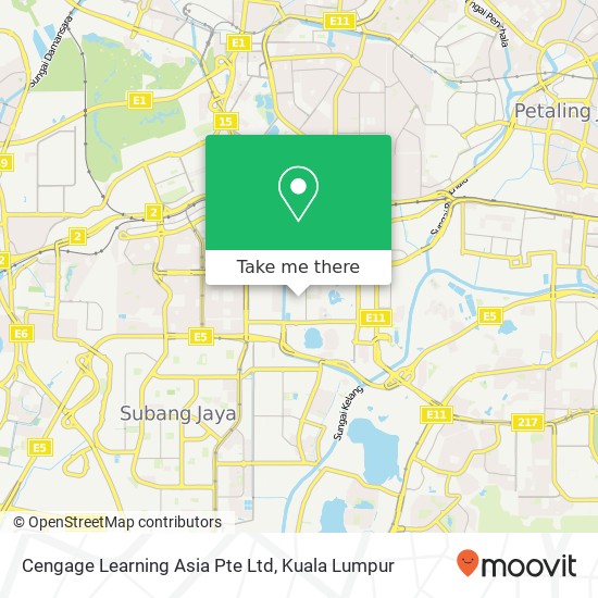 Cengage Learning Asia Pte Ltd map