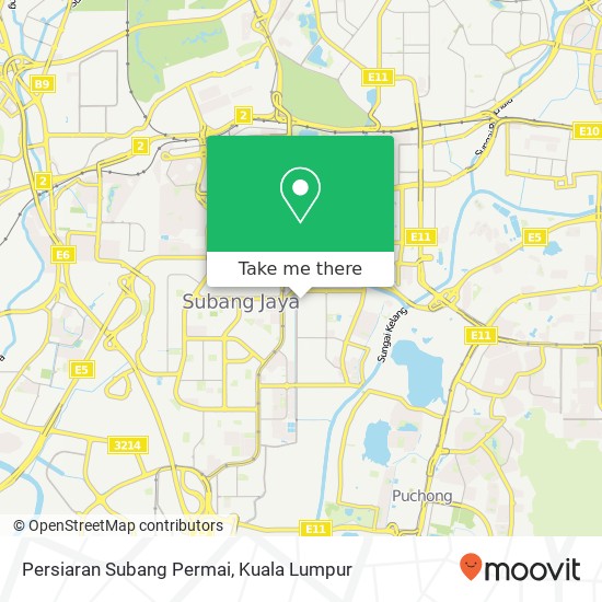 Persiaran Subang Permai map