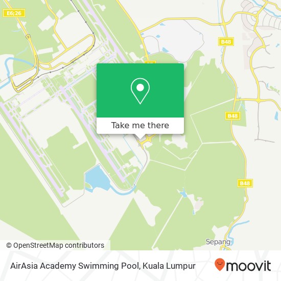 AirAsia Academy Swimming Pool map