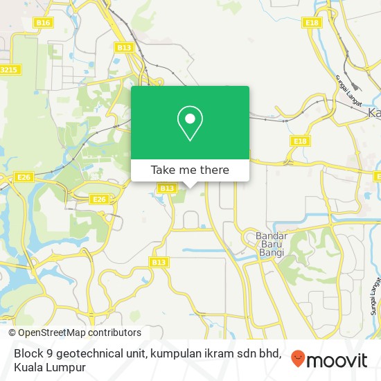 Block 9 geotechnical unit, kumpulan ikram sdn bhd map