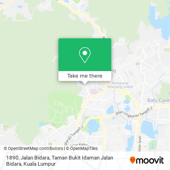 1890, Jalan Bidara, Taman Bukit Idaman Jalan Bidara map