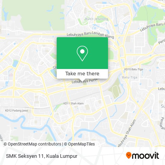 SMK Seksyen 11 map