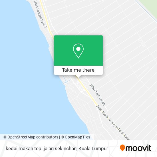 Peta kedai makan tepi jalan sekinchan