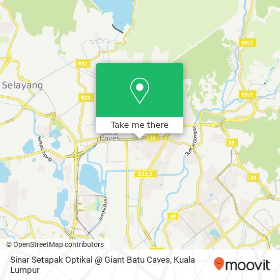 Sinar Setapak Optikal @ Giant Batu Caves map