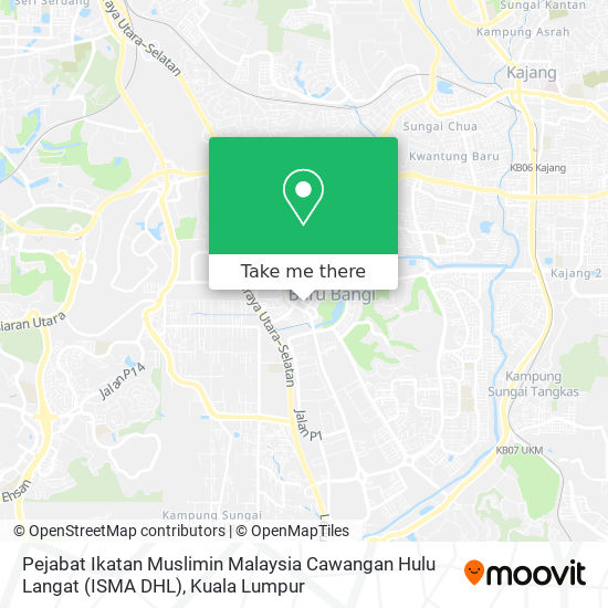 Pejabat Ikatan Muslimin Malaysia Cawangan Hulu Langat (ISMA DHL) map