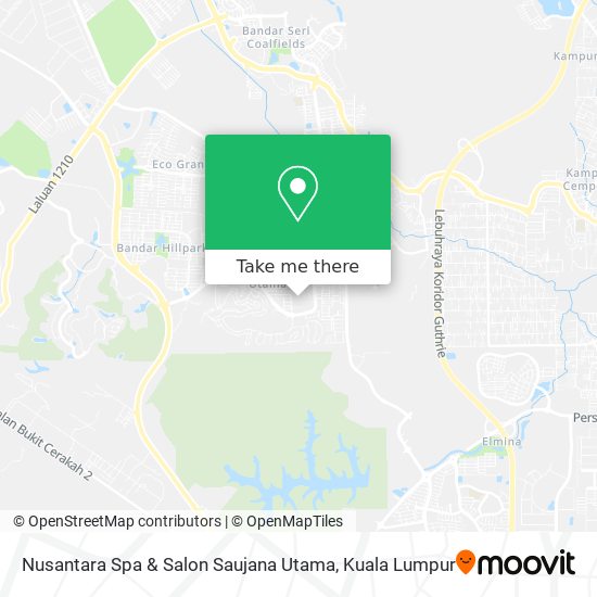 Nusantara Spa & Salon Saujana Utama map