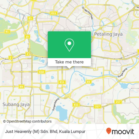 Just Heavenly (M) Sdn. Bhd map