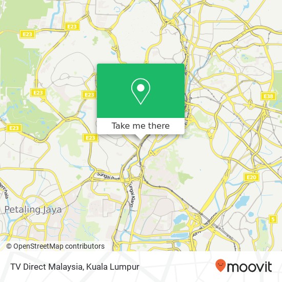 TV Direct Malaysia map