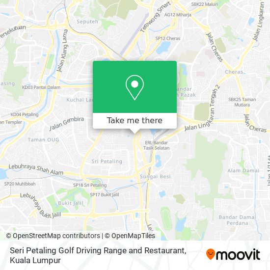 Seri Petaling Golf Driving Range and Restaurant map