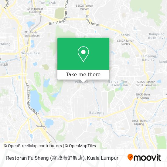 Restoran Fu Sheng (富城海鮮飯店) map
