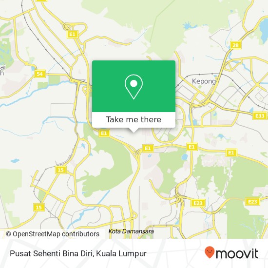 Pusat Sehenti Bina Diri map