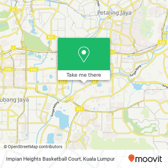 Impian Heights Basketball Court map