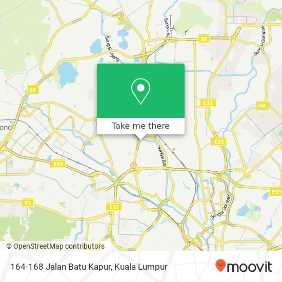 164-168 Jalan Batu Kapur map