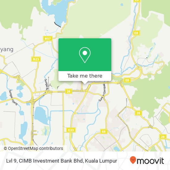 Lvl 9, CIMB Investment Bank Bhd map