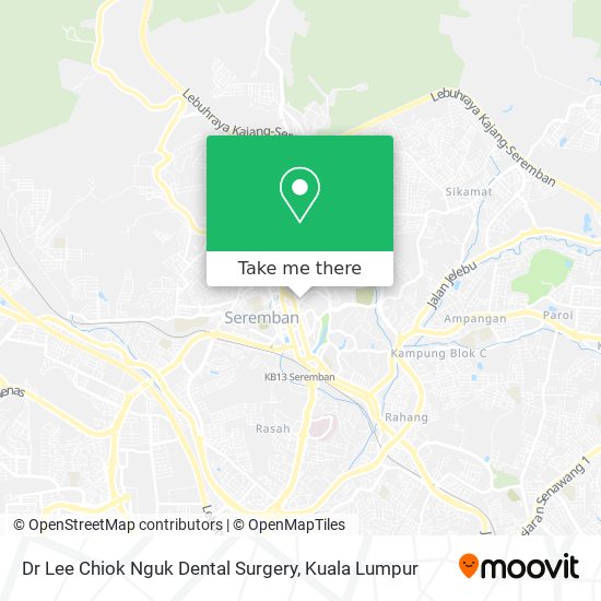 Peta Dr Lee Chiok Nguk Dental Surgery