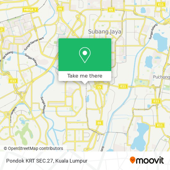 Pondok KRT SEC.27 map