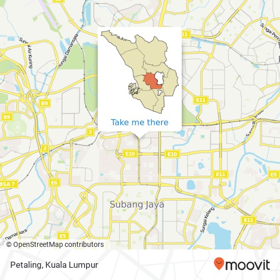 Petaling map