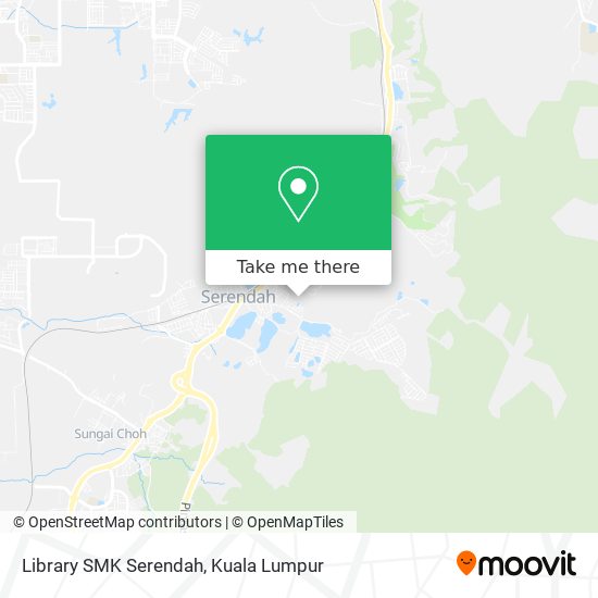 Library SMK Serendah map