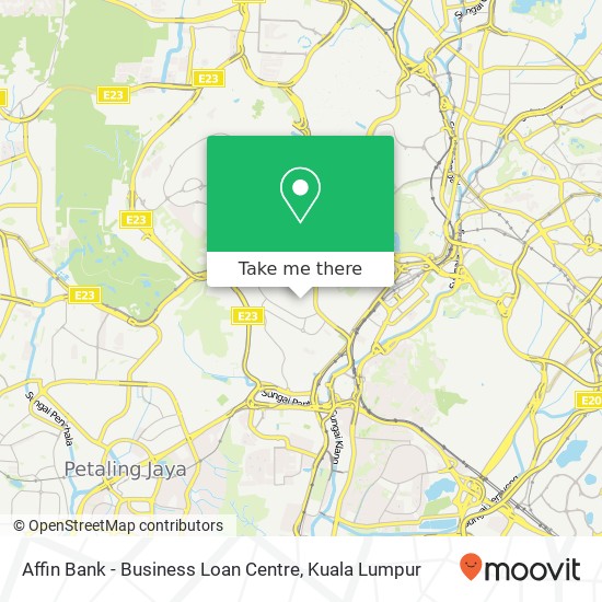 Affin Bank - Business Loan Centre map